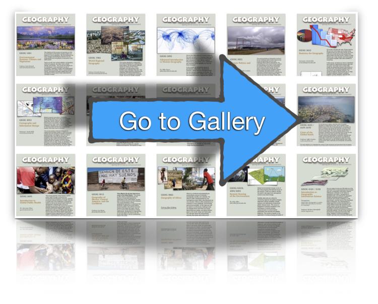 Graphic with arrow saying "Go to Gallery"