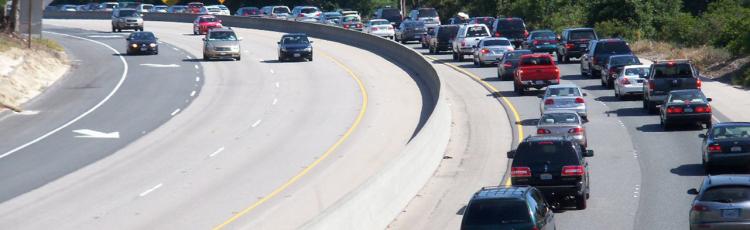 Traffic on a highway