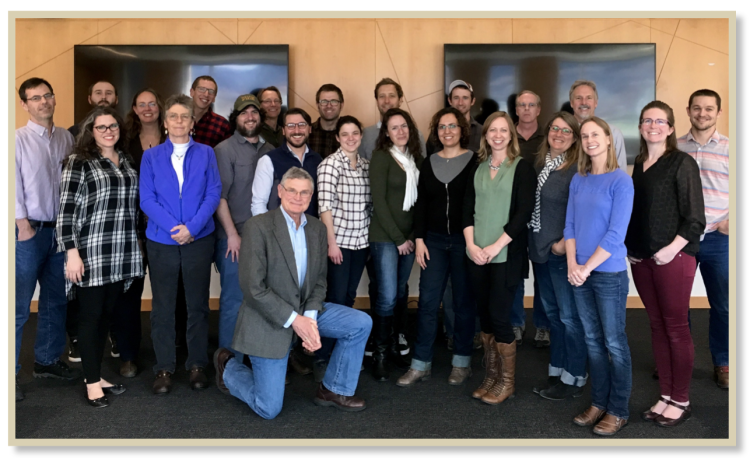 Project Fire Team group photo in a conference room
