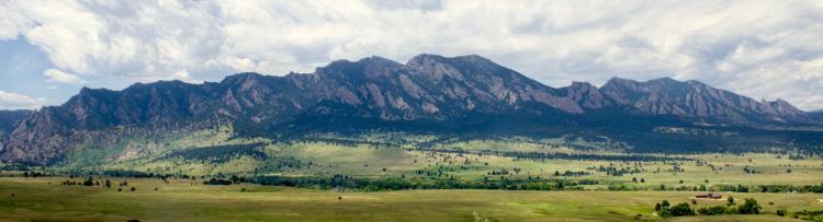 mountain landscape outside Boulder CO