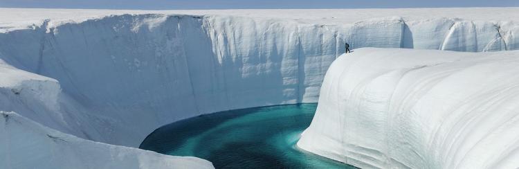 Arctic ice and water