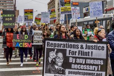 Reparations protesters