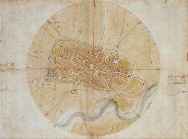 City of Imola by Da Vinci, 1502