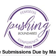 FEMGEOG "Pushing Boundaries" Logo