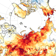arctic heat map 