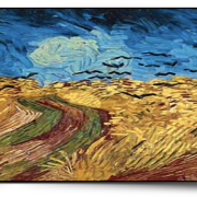 Painting of wheat field by Van Gogh