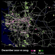 Map with spatial data