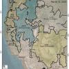 A map showing the percent of the long-term...