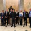 Figure: Professor Abdalati (4th from the right) in the lobby of the Capitol Building with other Cooperative Institute Directors