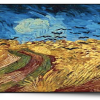 Painting of wheat field by Van Gogh