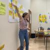 Women teaching in a classroom