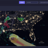 Graphic of power outage predictions for Hurricane Laura