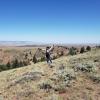 Lucy on a mountainside