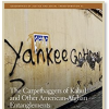 Book cover with graffiti that says "Yankee Go Home"