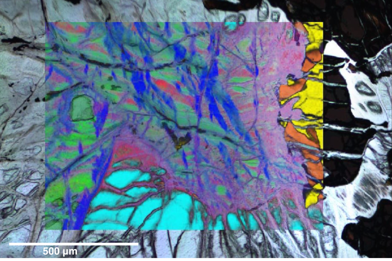 Mineral mapping example