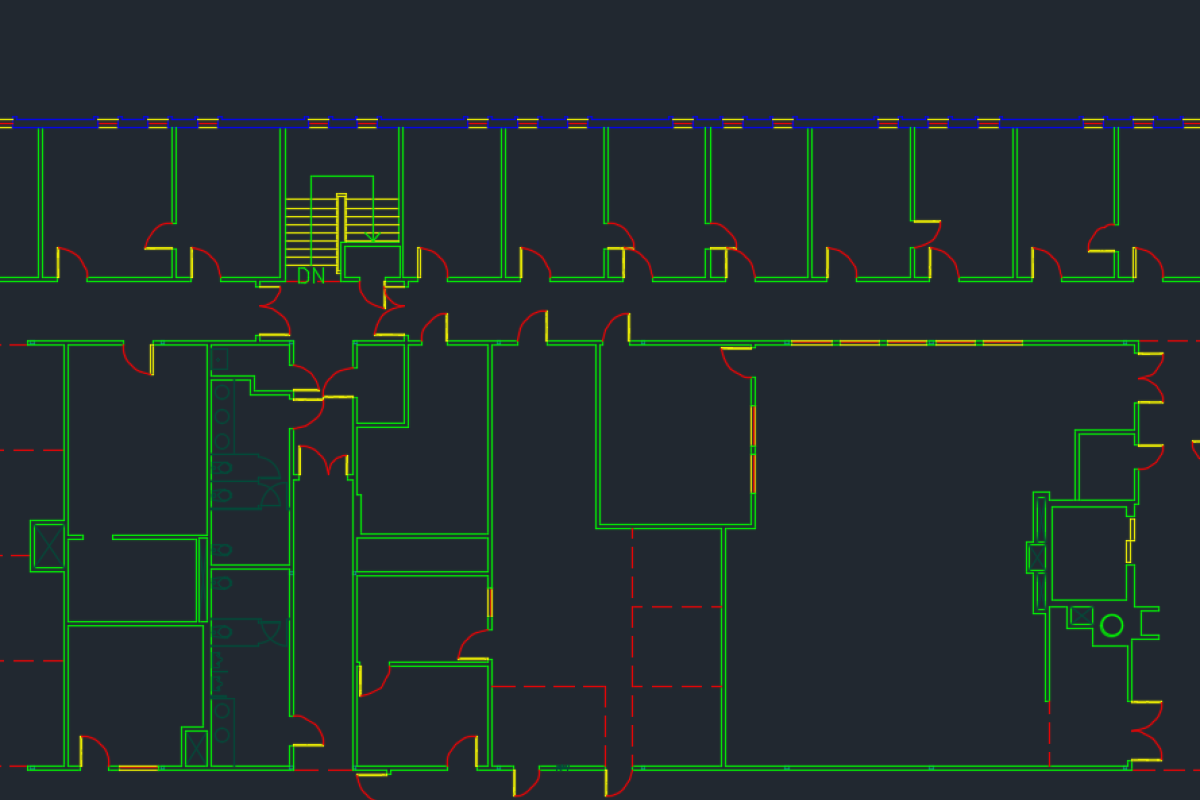 cad building floorplan snapshot