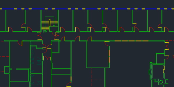 cad building floorplan snapshot