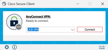 Cisco Secure Client VPN snapshot