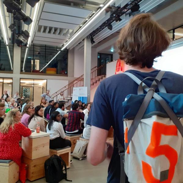 Kick Off - Take 5 for University of Bremen University International Summer School - Knowledge, Research, Innovation, Implementation and International Exchange. Photo by Cynthia Bolen-Nieland.