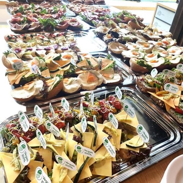 Delicious food variety for students strengthen mind and body for global health. Photo by Cynthia Bolen-Nieland.