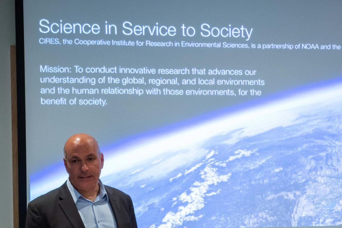 Congressional Tour discussing Science in Service to Society