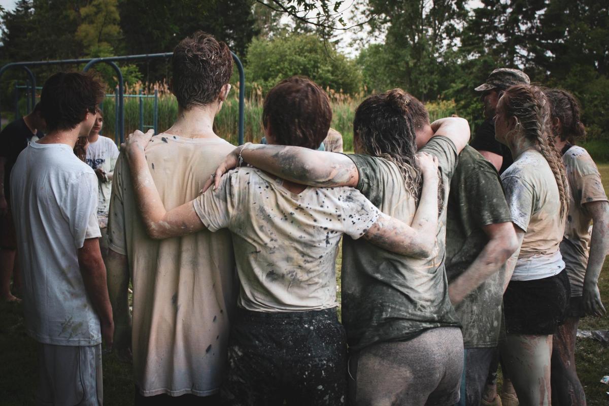 People hugging