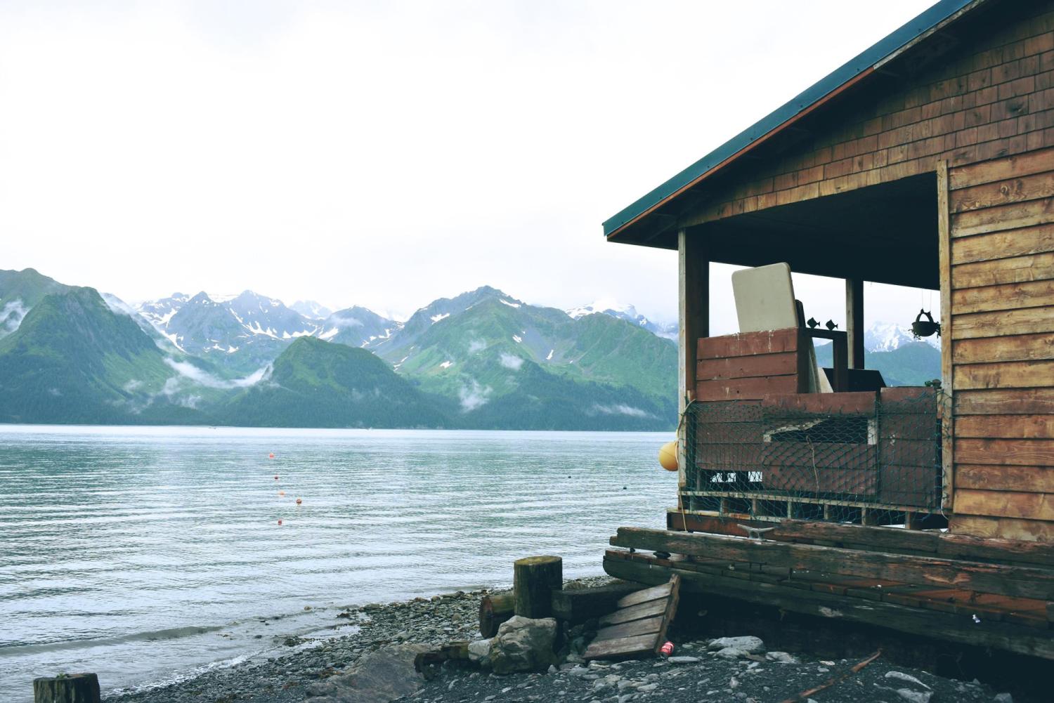 Home on Alaskan coast