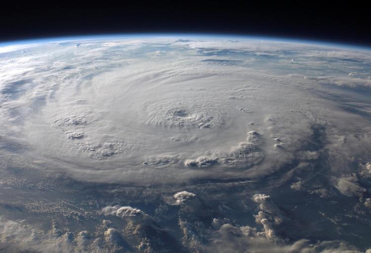 Hurricane from space