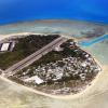 Aerial view of Warraber (Sue) Island, Torres Strait