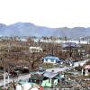 Destruction and damage by Typhoon Haiyan November 23, 2013 in Tacloban, Philippines.
