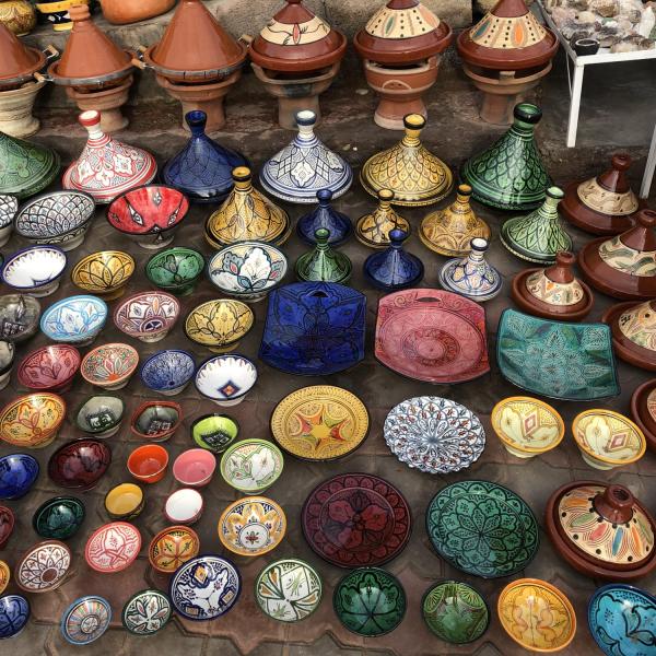 Ceramic bowls from Morocco