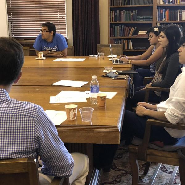 Grad students discuss the founding of the Colorado Federation for Graduate Students