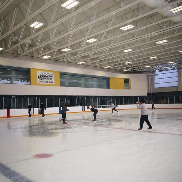 More grad student skating in action