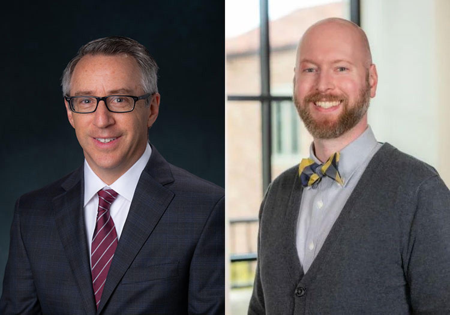 Scott Adler and Devin Cramer headshots