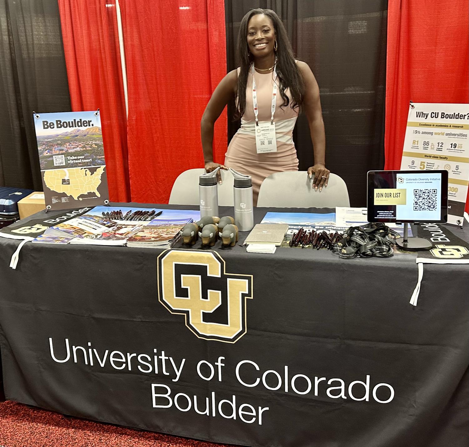 Christina Alston at a conference
