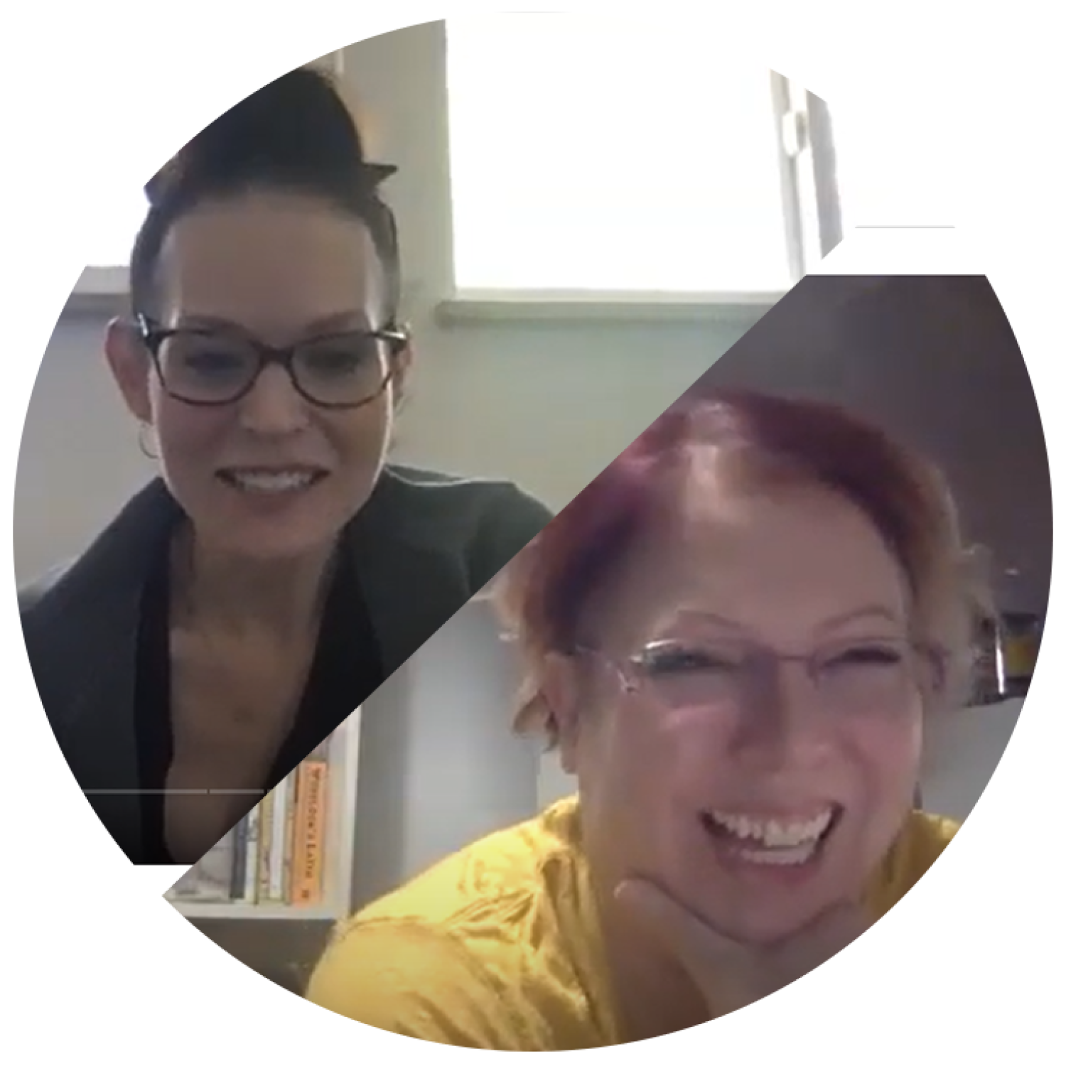 Screenshots from Navigating the Job Search YouTube Video