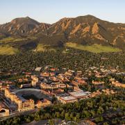 Aerial photo of campus