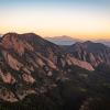 Flatirons at sunset