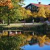 Fall colors outside of Kittredge Housing