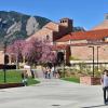 CU Boulder in spring