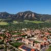 CU Boulder aerial photograph