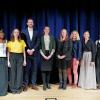 Participants from the 2024-25 Three Minute Thesis final competition, which was Feb. 13 in the UMC Glenn Miller Ballroom