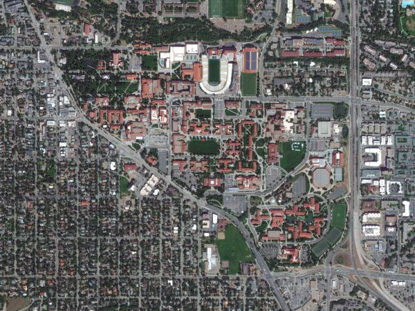 CU Boulder satellite imagery