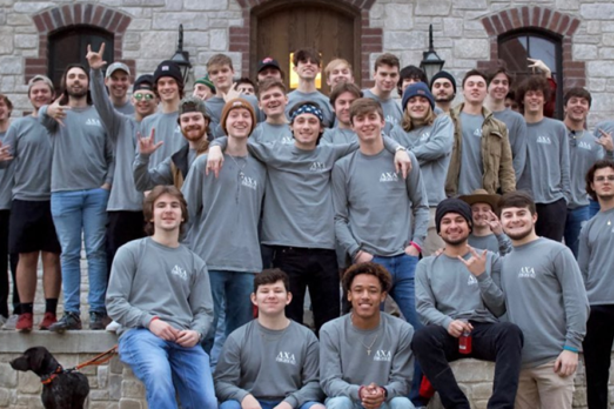 Lambda Chi Alpha fraternity members