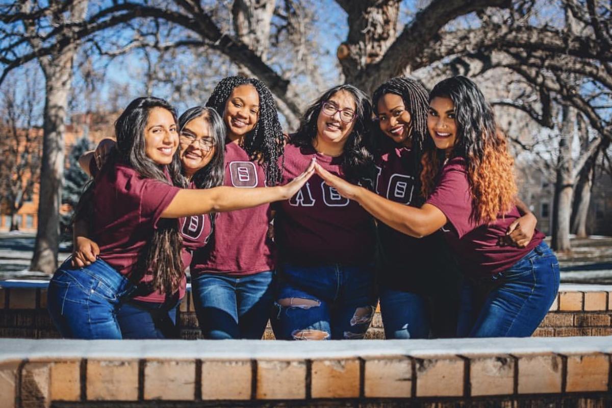 Lambda Theta Alpha sorority members