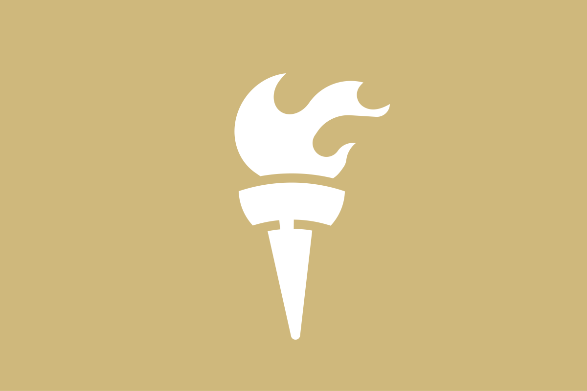 gold torch art
