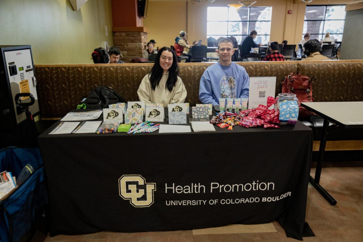 CU health promotion table