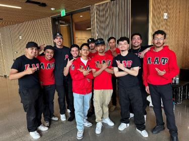Latino America Unida | Lambda Upsilon Alpha group photo