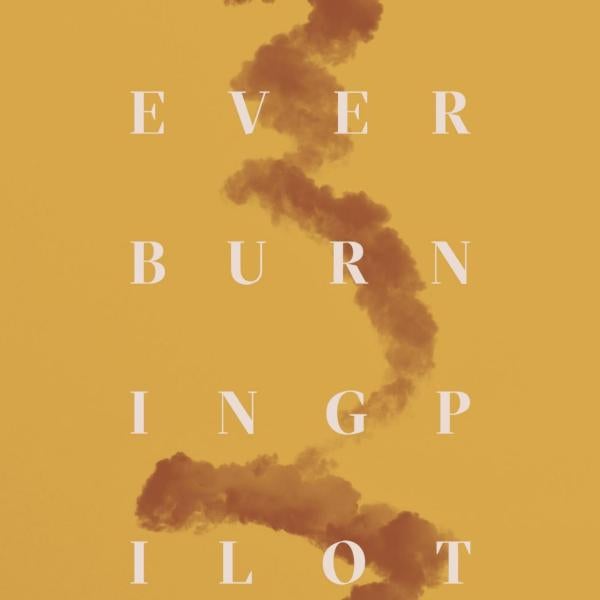 yellow bookcover with brown smoke spiraling down white font