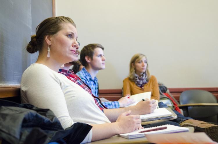 PhD Students in Classroom